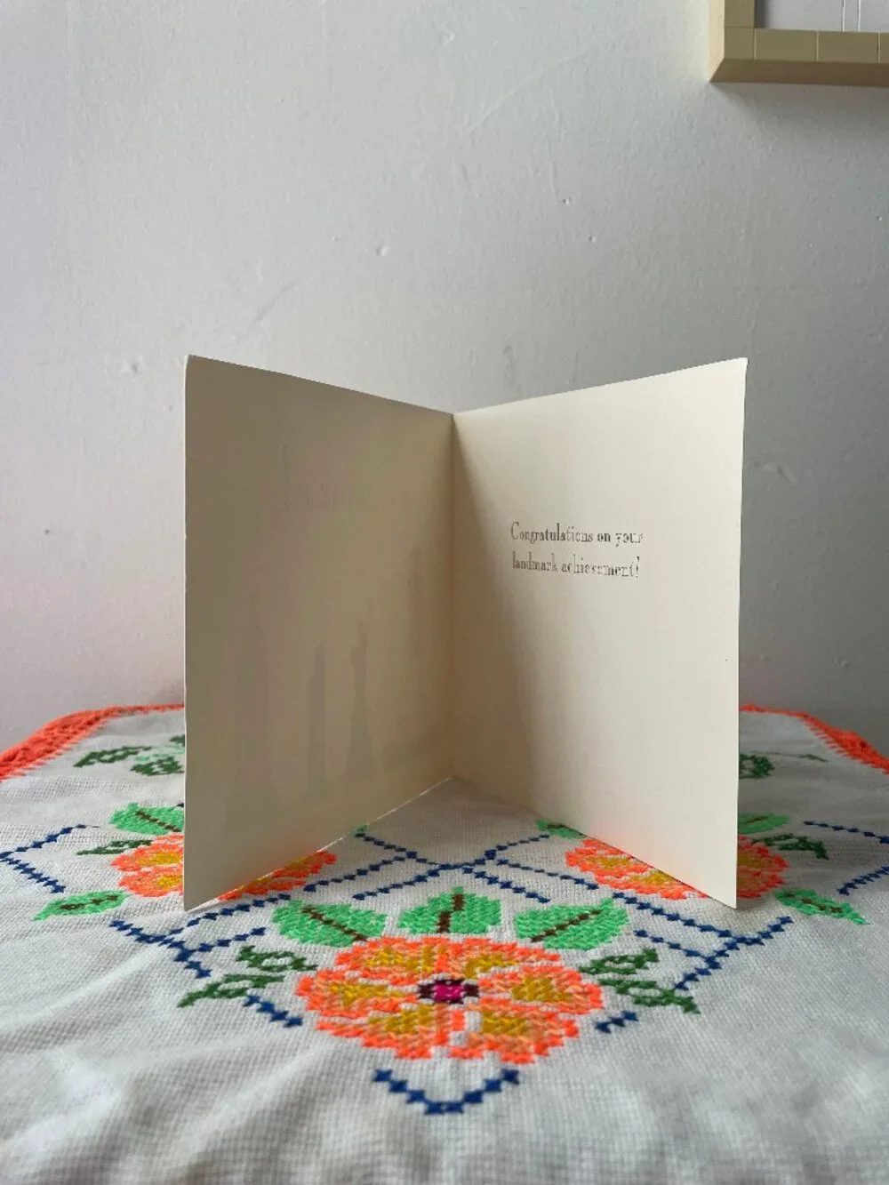 Vintage Congratulations Card